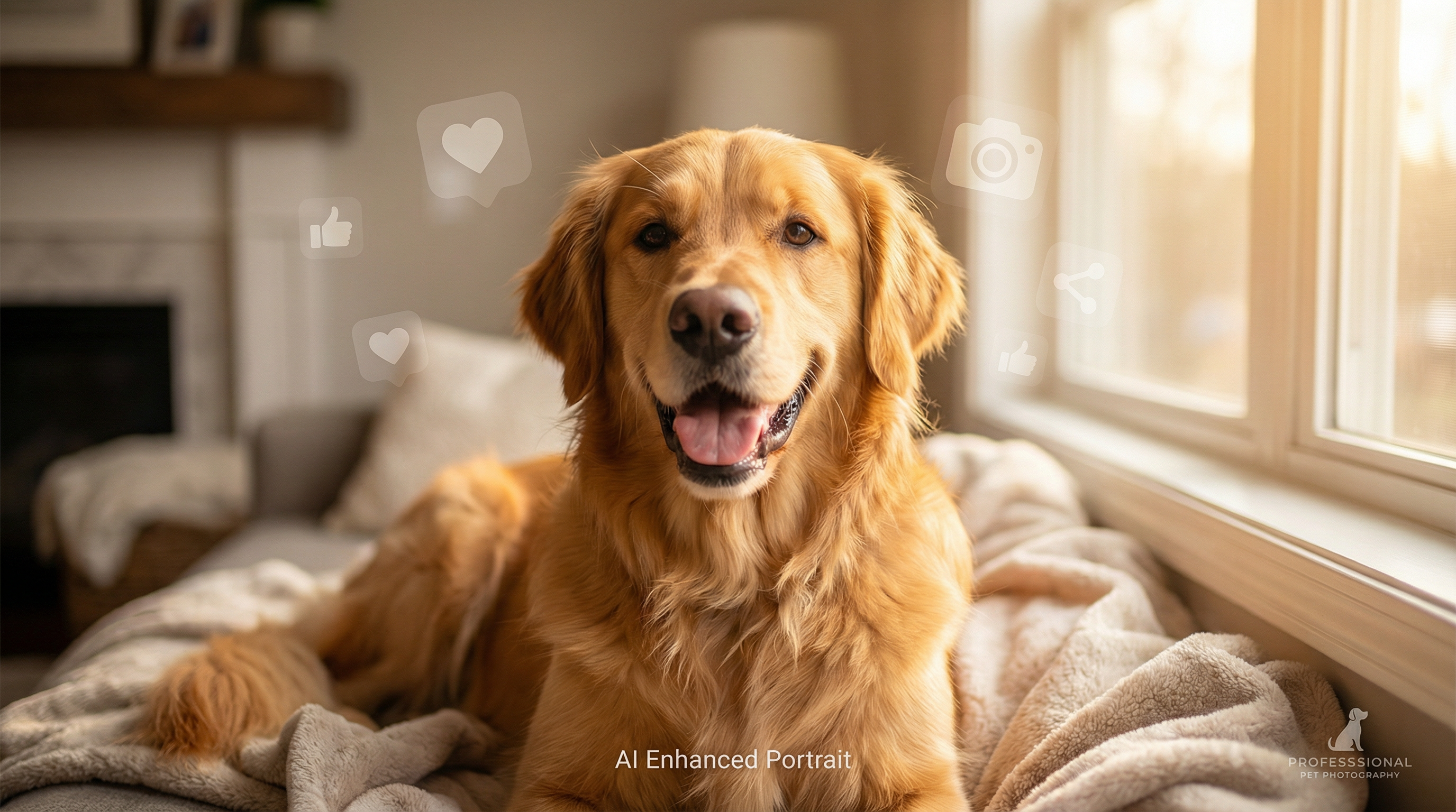 狗狗照片AI修图：让你家毛孩子成为社交媒体明星