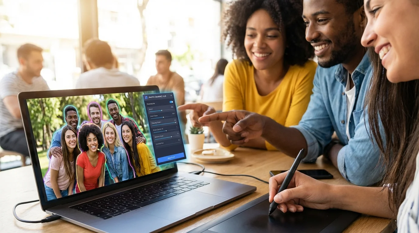 多人合照AI修图：怎么让每个人都好看还不穿帮