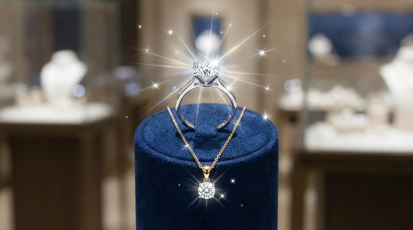 珠宝首饰AI修图技巧：让钻石闪起来、黄金亮起来