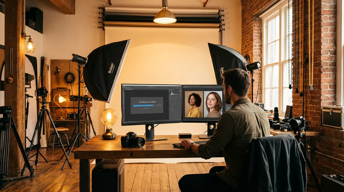 写真馆AI修图现状：摄影师真的被替代了吗