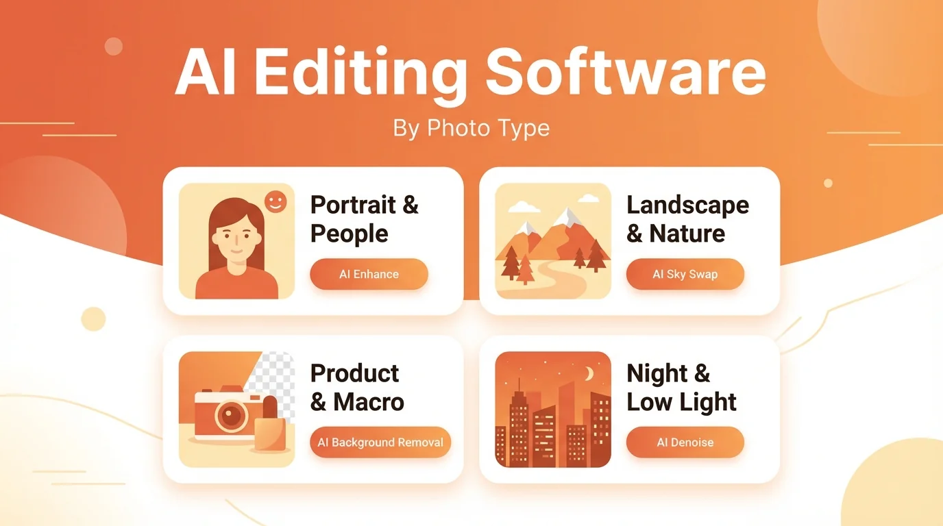 图片AI修图软件怎么选？按图片类型推荐不同工具 - FlowPix