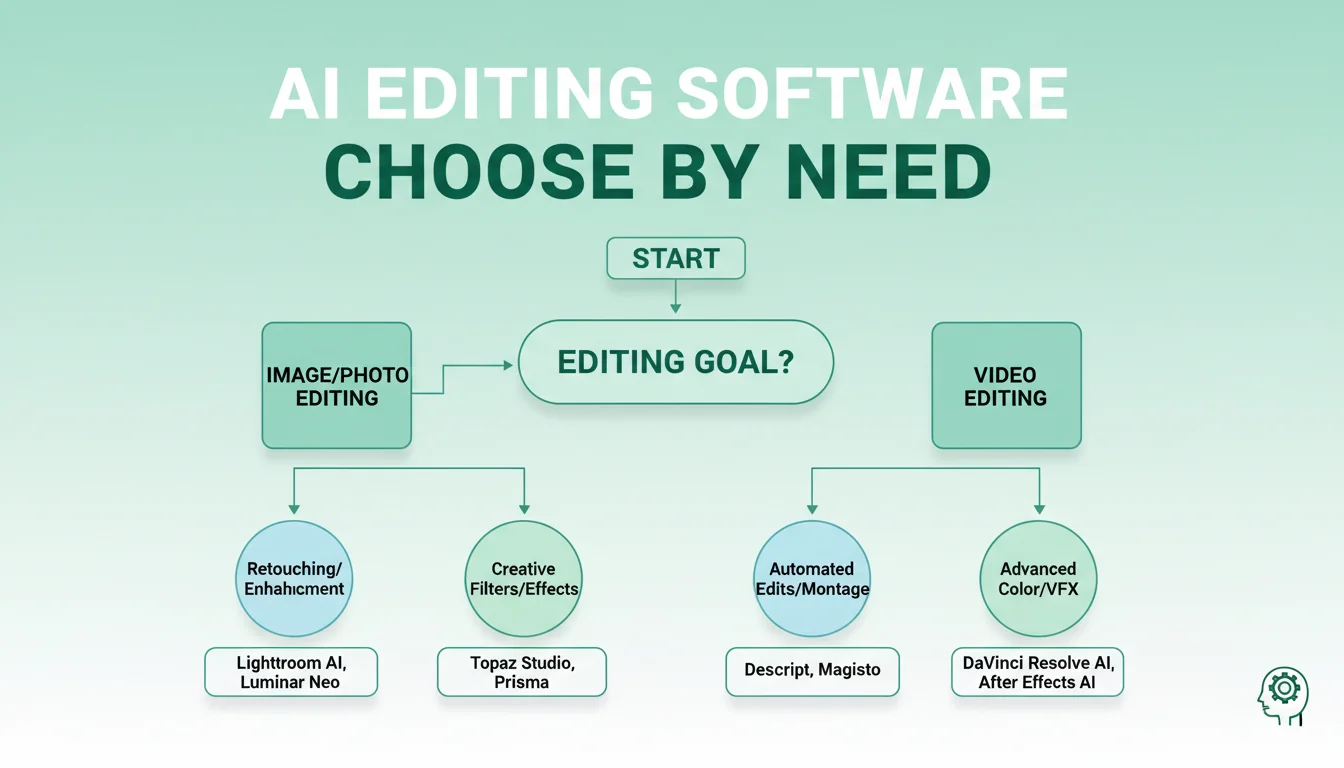 AI修图用哪个软件最合适？按需求一张图帮你选 - FlowPix