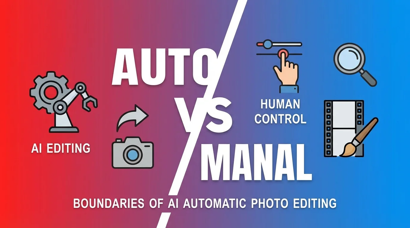 AI自动修图的边界在哪？哪些能全自动哪些不行