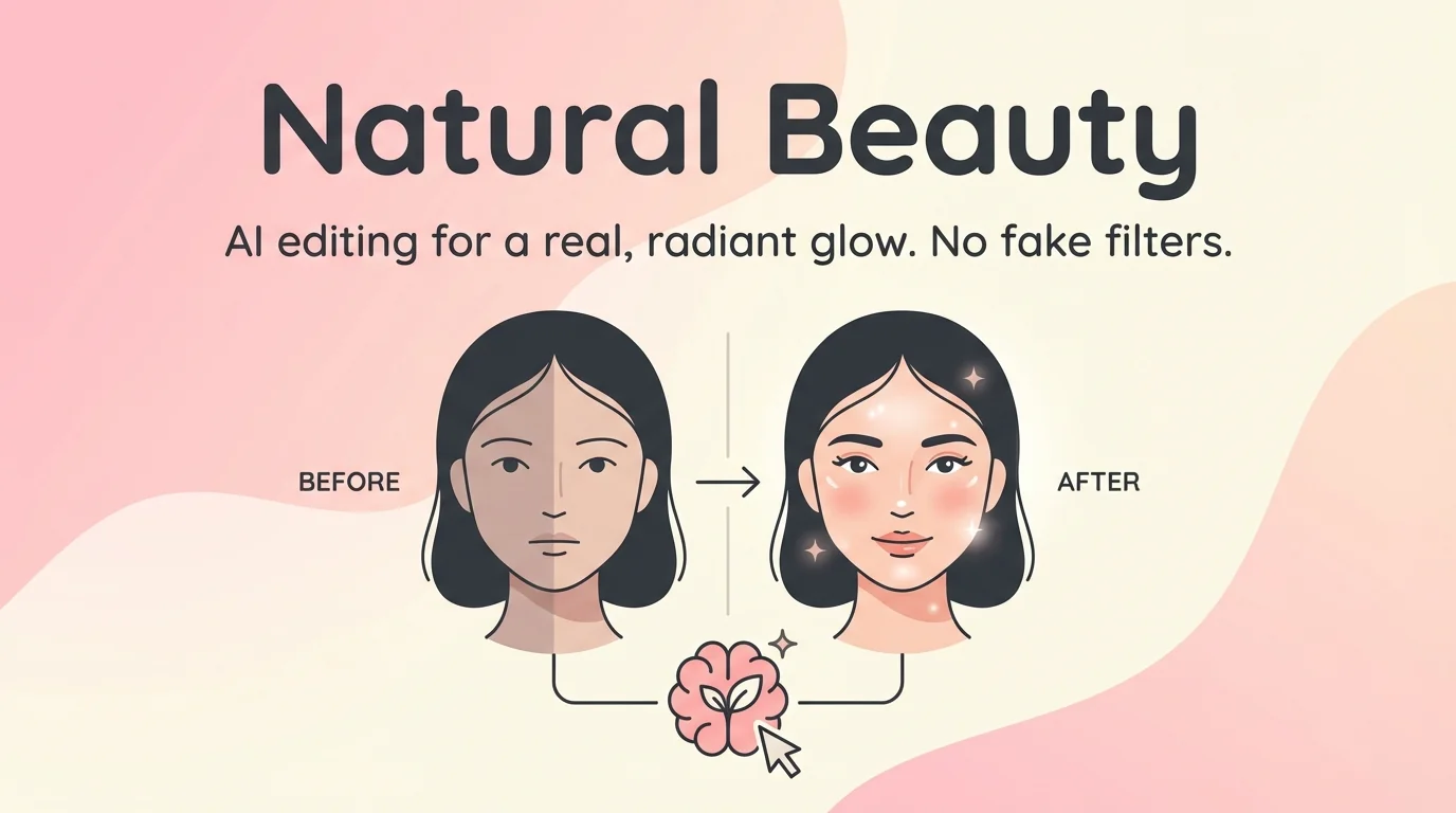 AI修图美颜怎么做到自然不假面？参数和手法全公开 - FlowPix