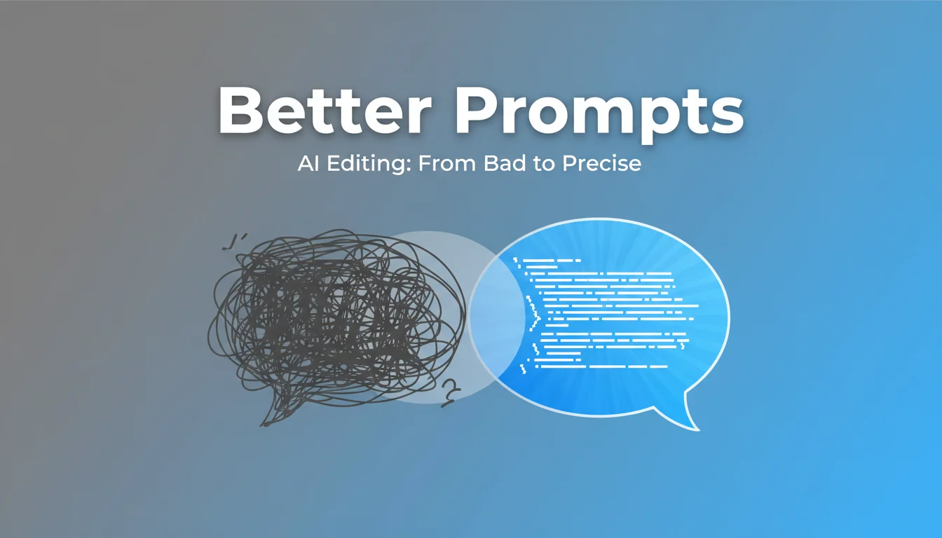 AI修图提示词怎么写？从废话到精准指令的进阶指南 - FlowPix