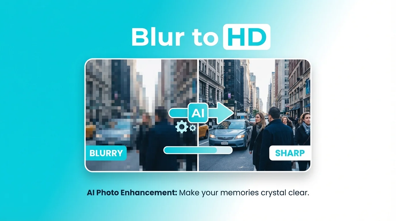 AI修图变清晰的正确操作：模糊照片3步变高清实拍级 - FlowPix