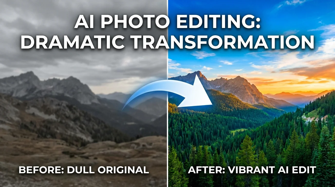 AI修图照片效果对比：修前修后差距到底有多大 - FlowPix