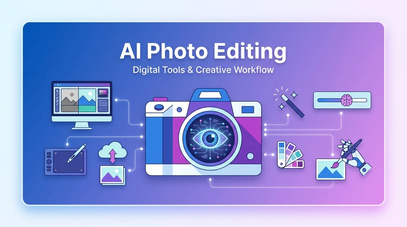 AI图片修图：不用学PS也能出大片的秘密 - FlowPix