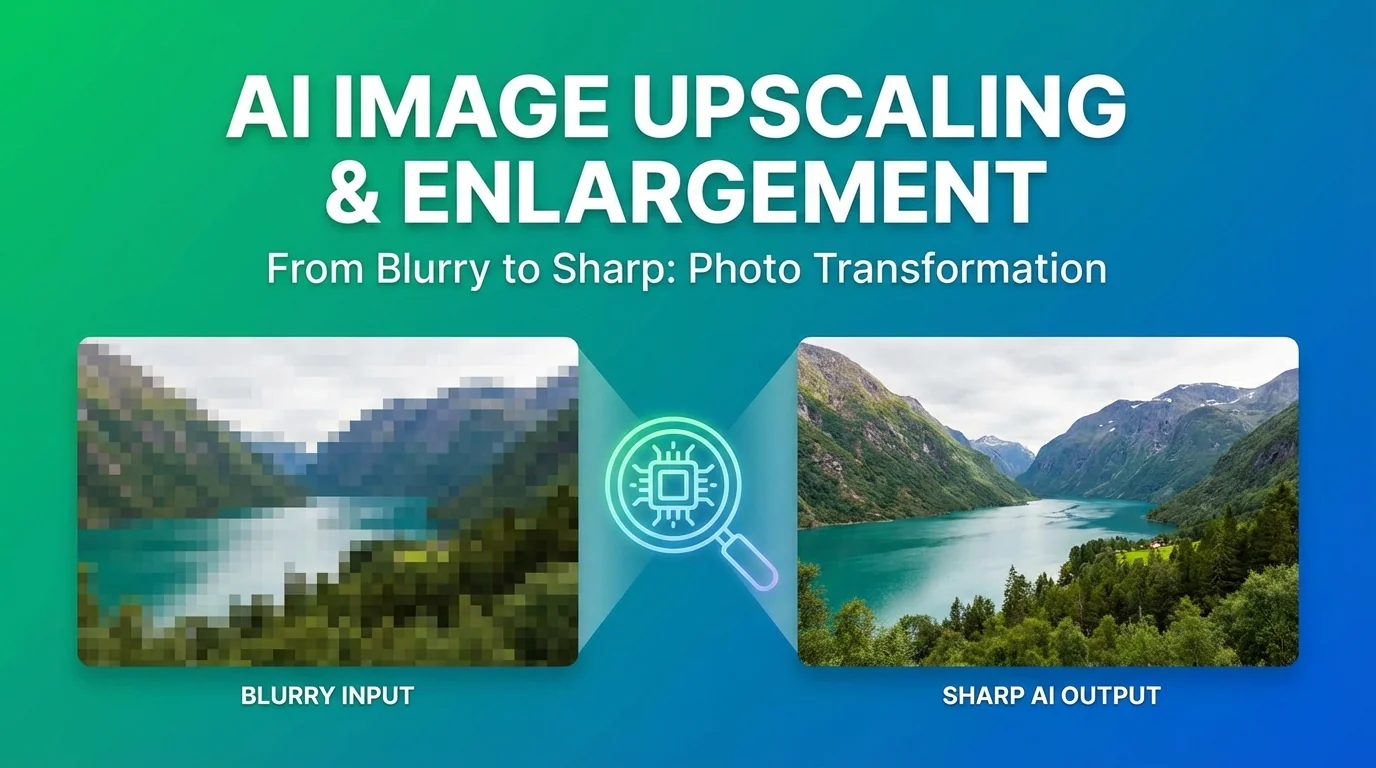 AI修图放大不糊：把模糊老照片变4K高清实操 - FlowPix