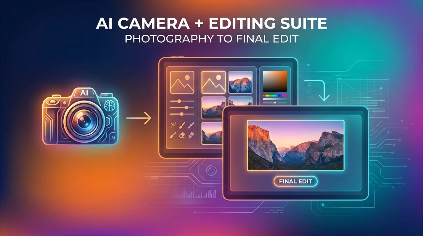 AI摄影+AI修图：从拍摄到出片的全AI工作流长啥样 - FlowPix