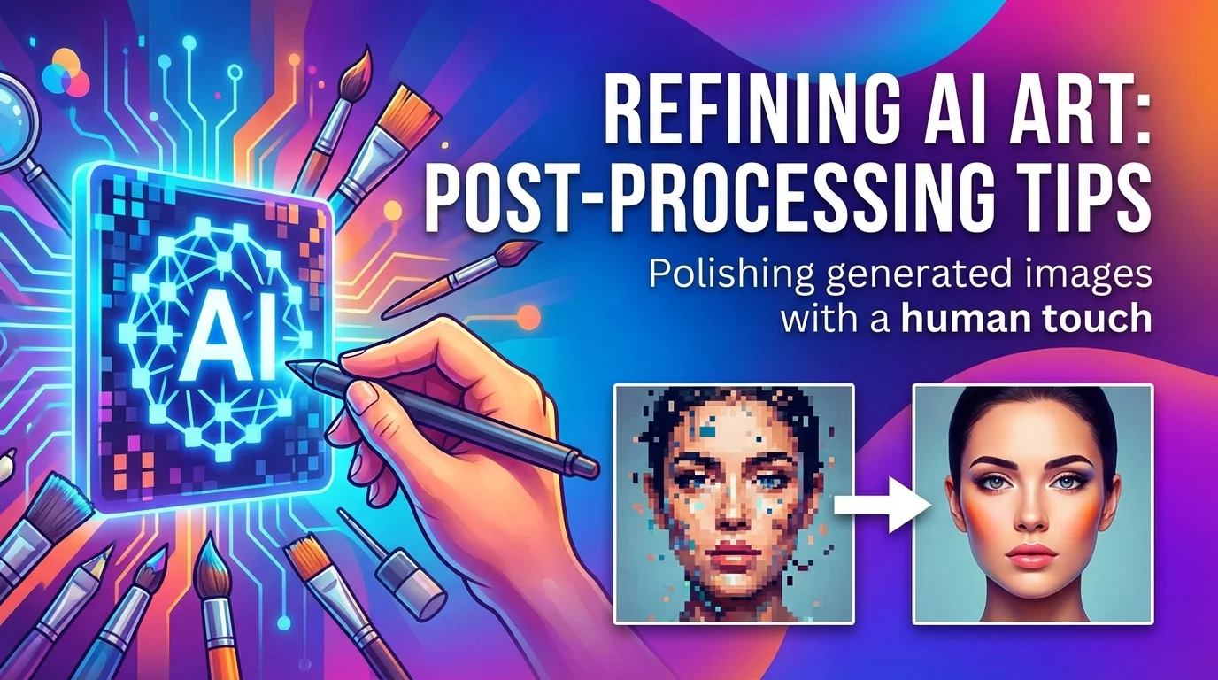 修AI生成图的技巧：让AI出图更精细的后期方法 - FlowPix