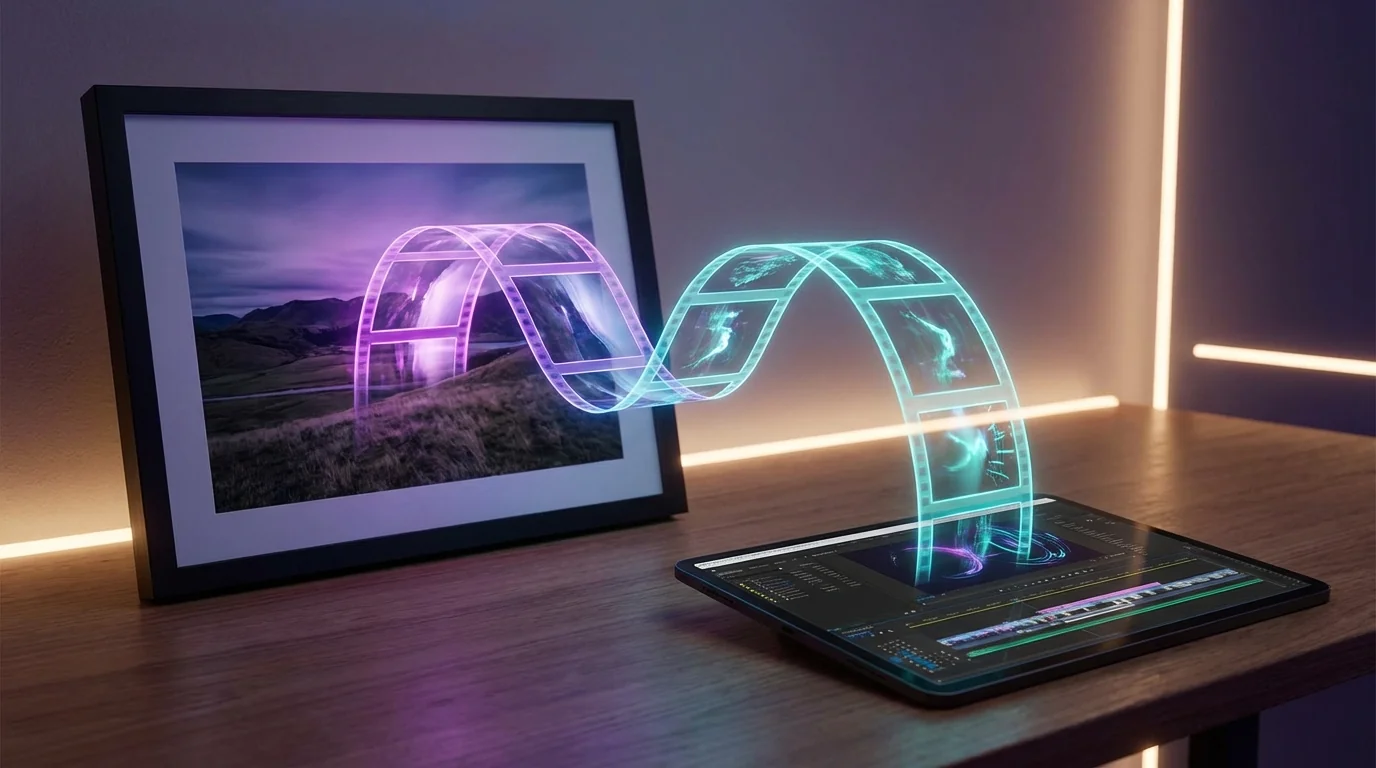 从修图到AI动画：一张照片怎么变成会动的短视频 - FlowPix