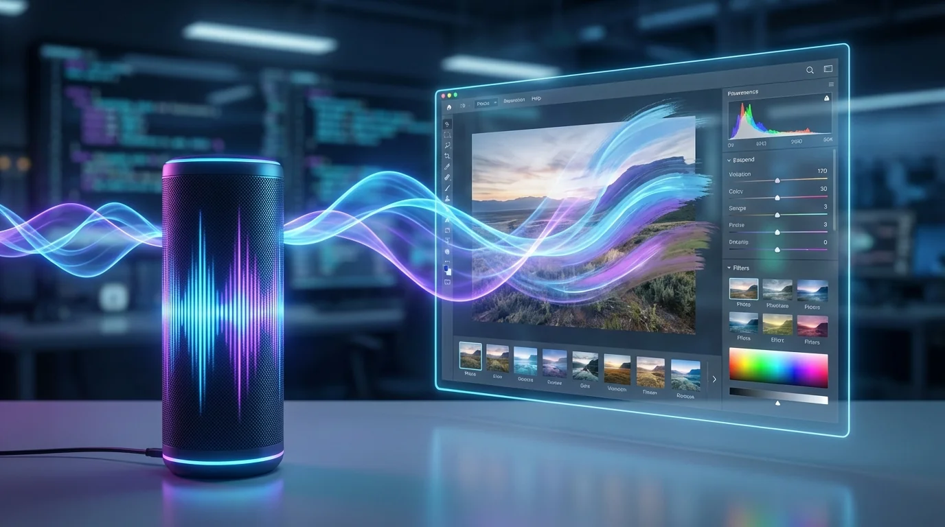 用嘴巴"说"出修图效果？AI语音修图的现状和未来 - FlowPix