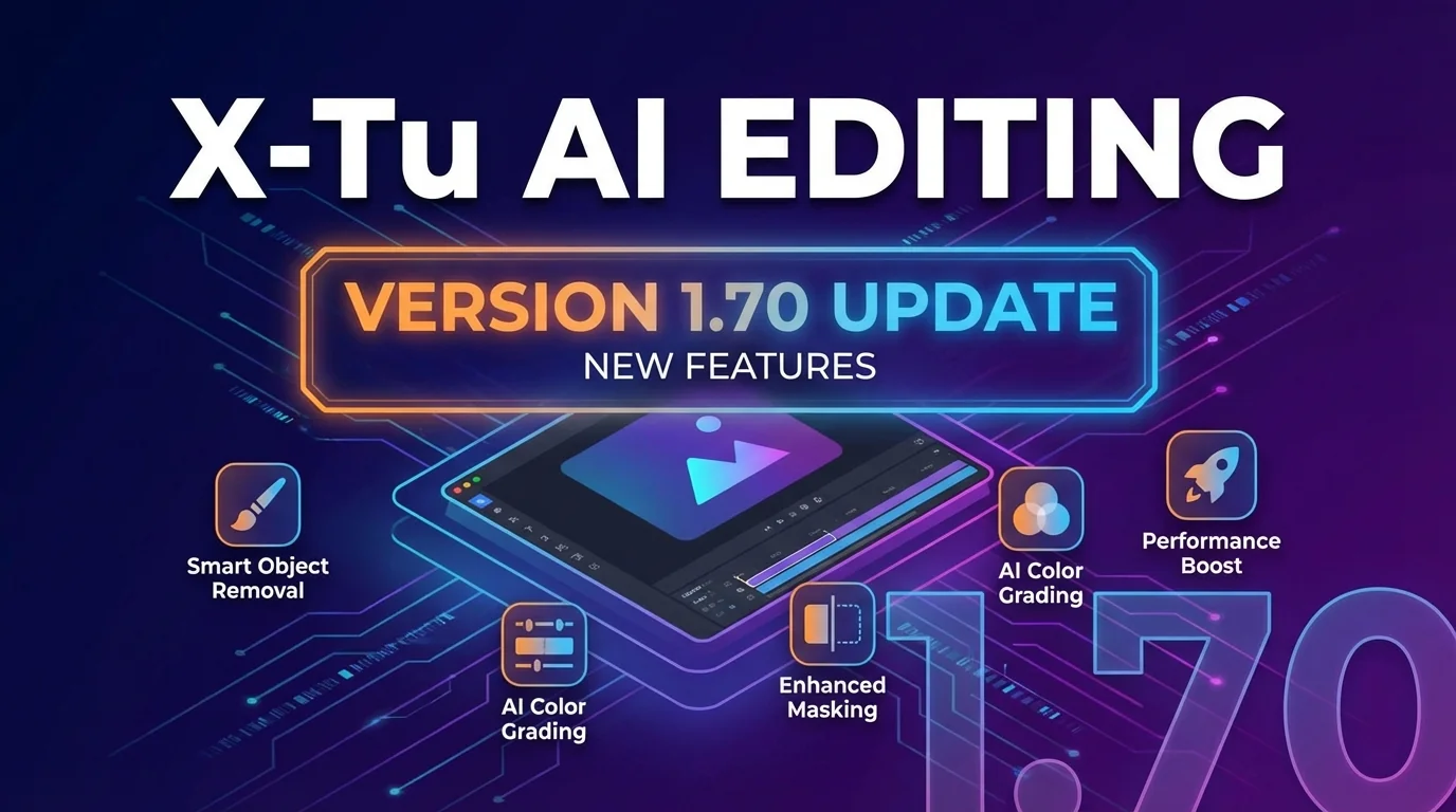 X图AI修图1.70版本更新了什么？新功能全面解读 - FlowPix