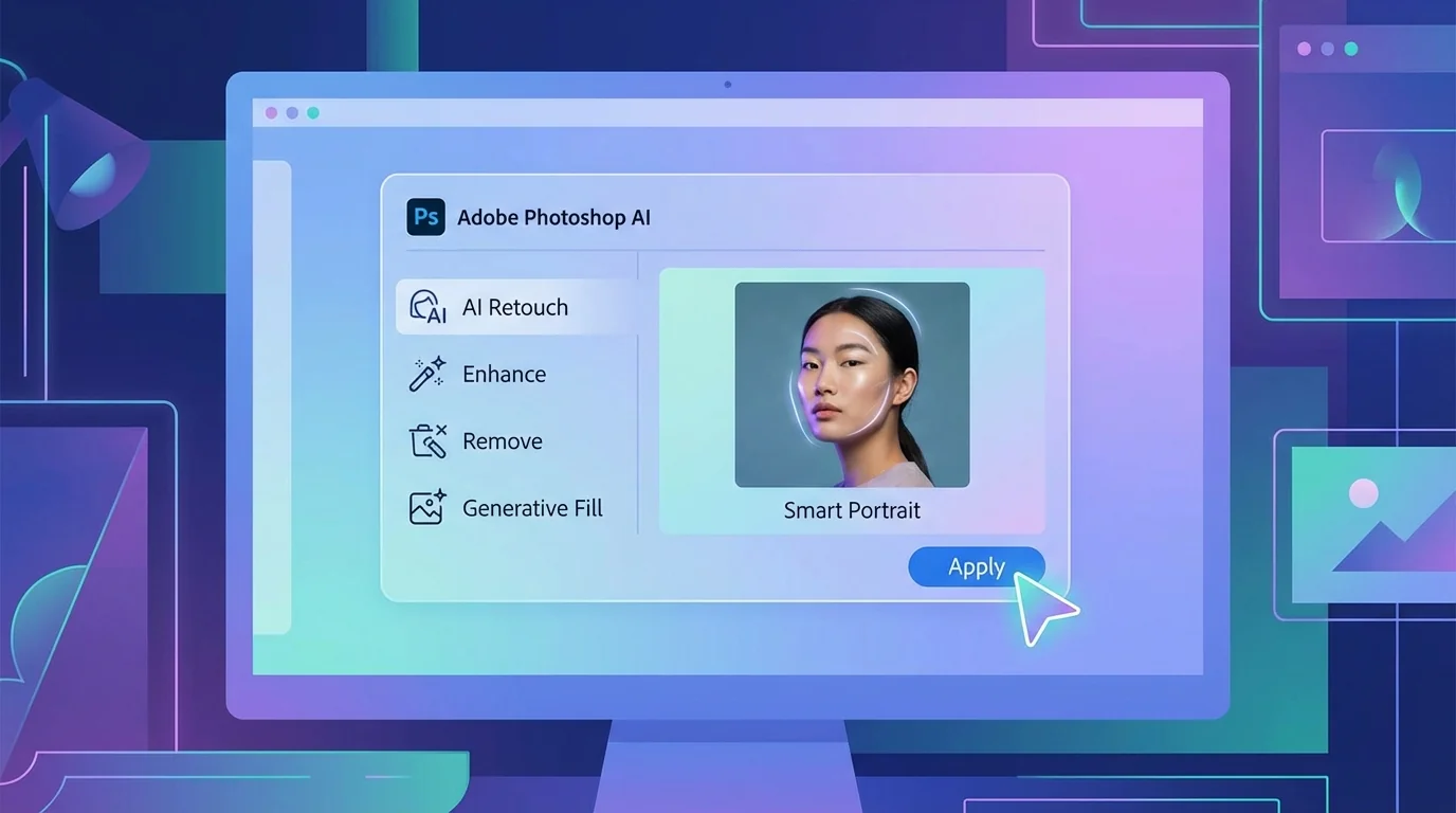 Adobe AI修图功能全解析：Photoshop里的AI到底多好用 - FlowPix