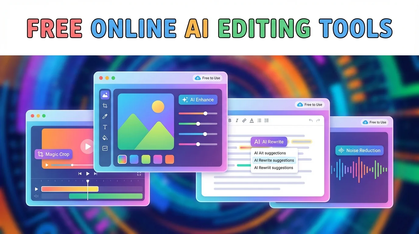 AI修图免费在线工具合集：打开网页就能用 - FlowPix