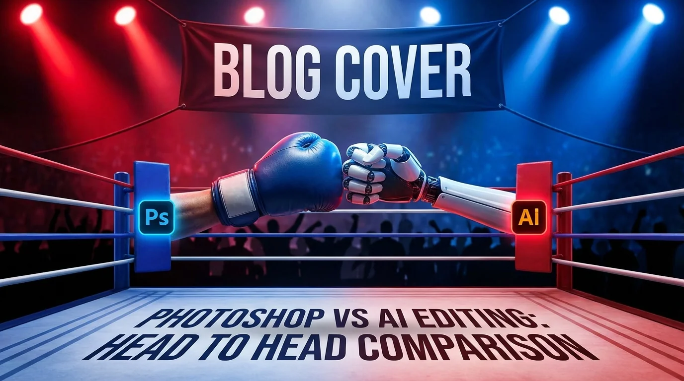 PS修图和AI修图正面PK：同一张照片两种修法对比 - FlowPix