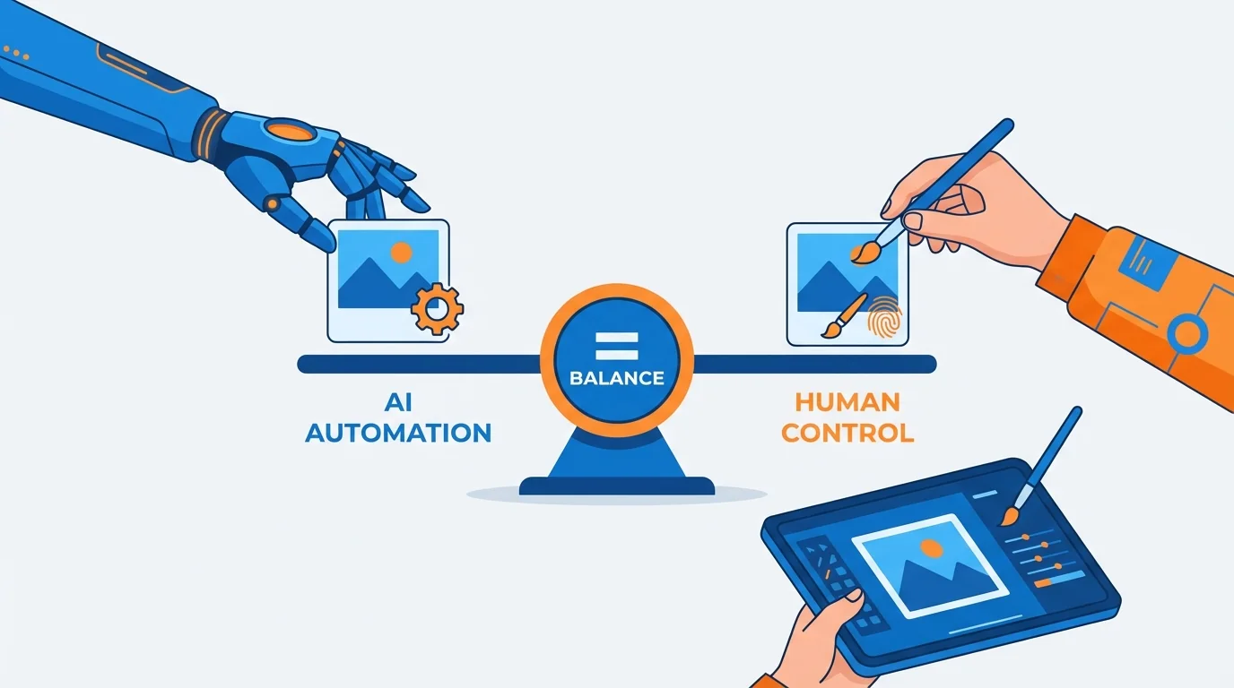 AI自动修图够用吗？自动和手动修图的取舍之道 - FlowPix