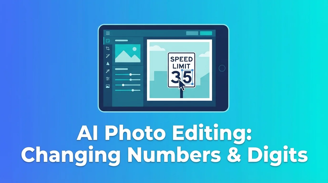 AI修图改数字教程：照片上的数字想改就改 - FlowPix