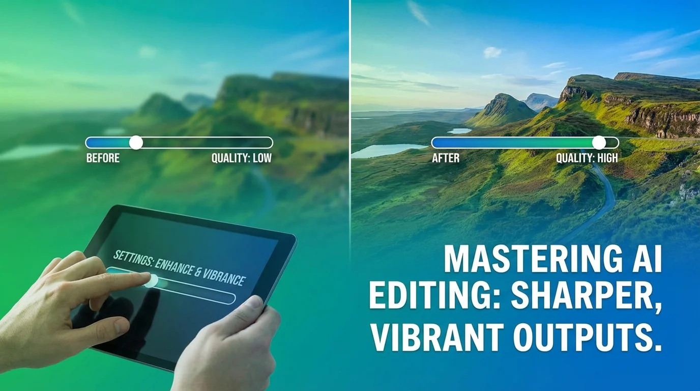 AI修图出图质量怎么提升？参数调节和后期优化技巧 - FlowPix