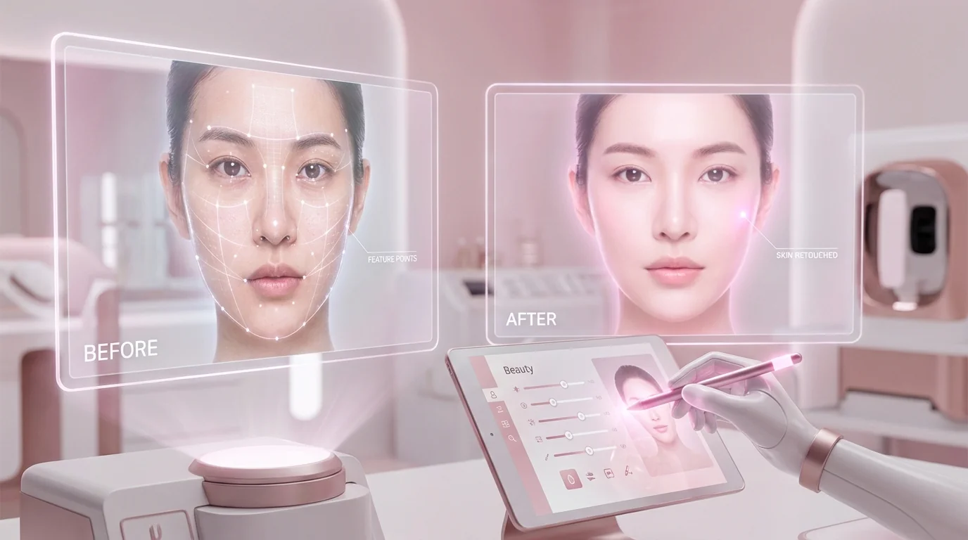 AI脸部修图进阶指南：从磨皮到五官调整的全套方案 - FlowPix