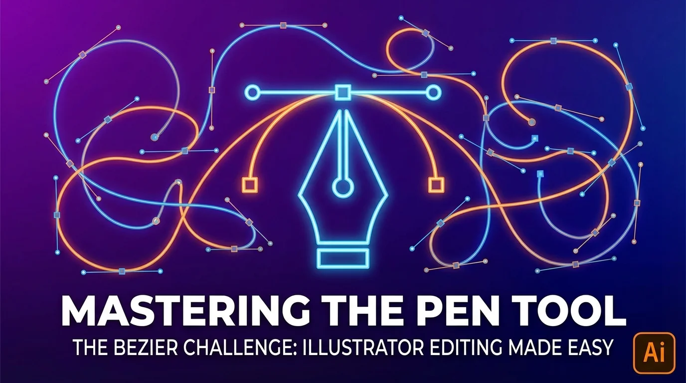 AI里的钢笔工具修图难吗？新手避坑上手指南 - FlowPix