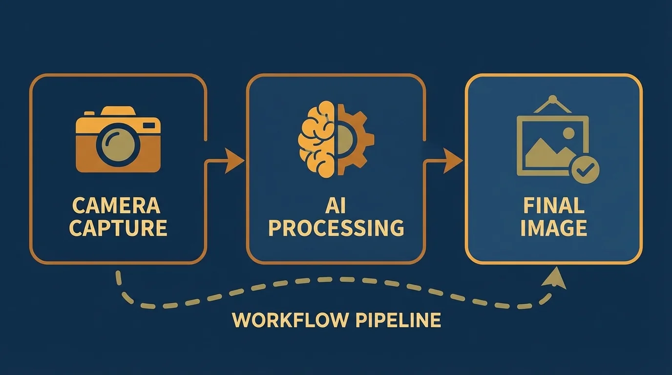 AI摄影修图：从拍照到后期全链路AI化实操手册 - FlowPix
