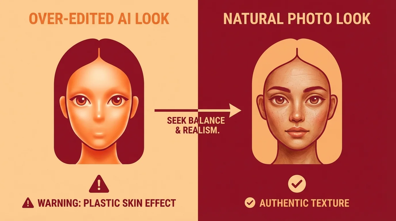 修图修成AI感了怎么办？教你修出自然不假的效果 - FlowPix