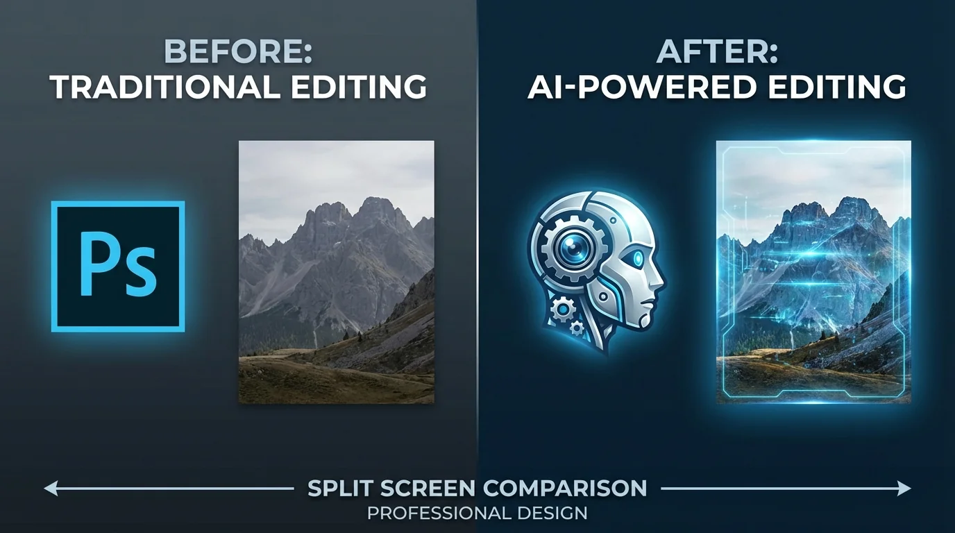 PS修图和AI修图该怎么选？看完这篇不再纠结 - FlowPix