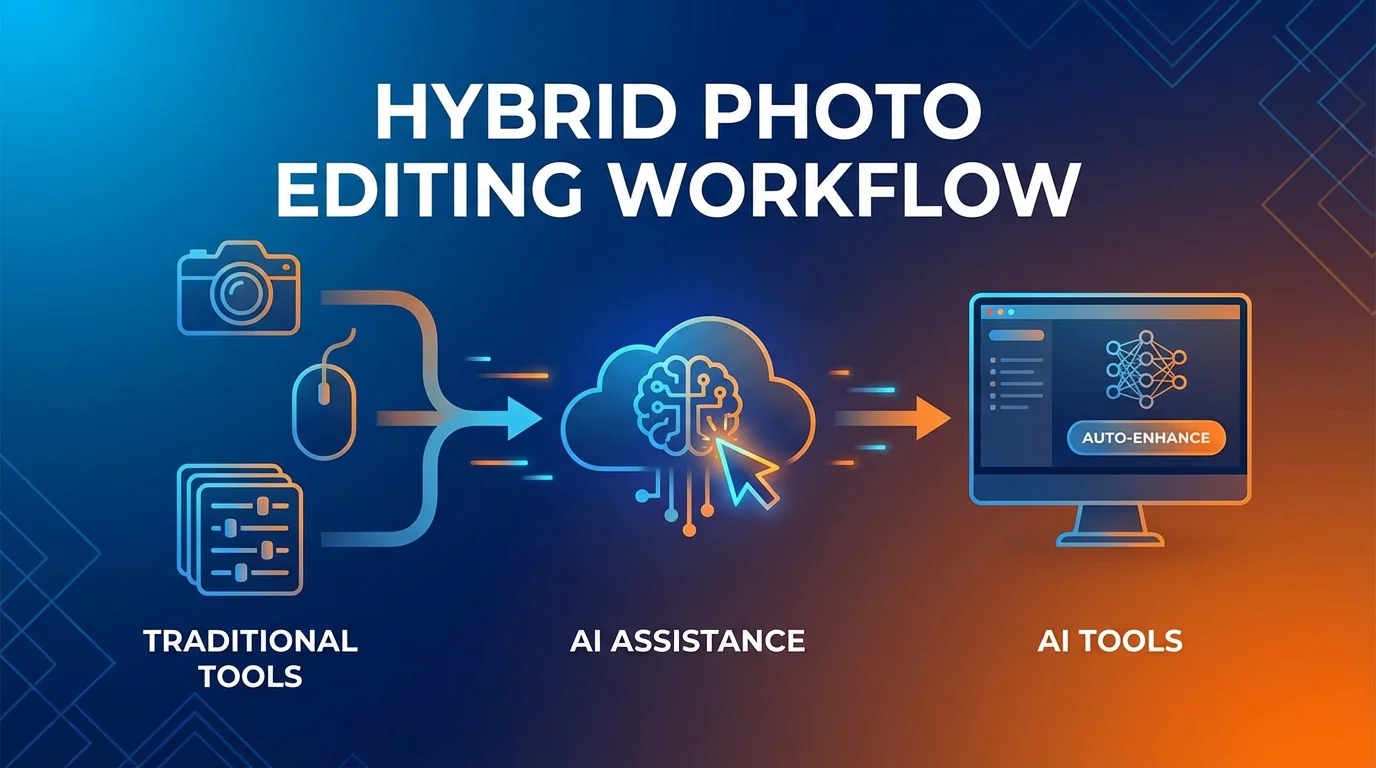 先手工修图再AI修图：混合修图工作流实操 - FlowPix