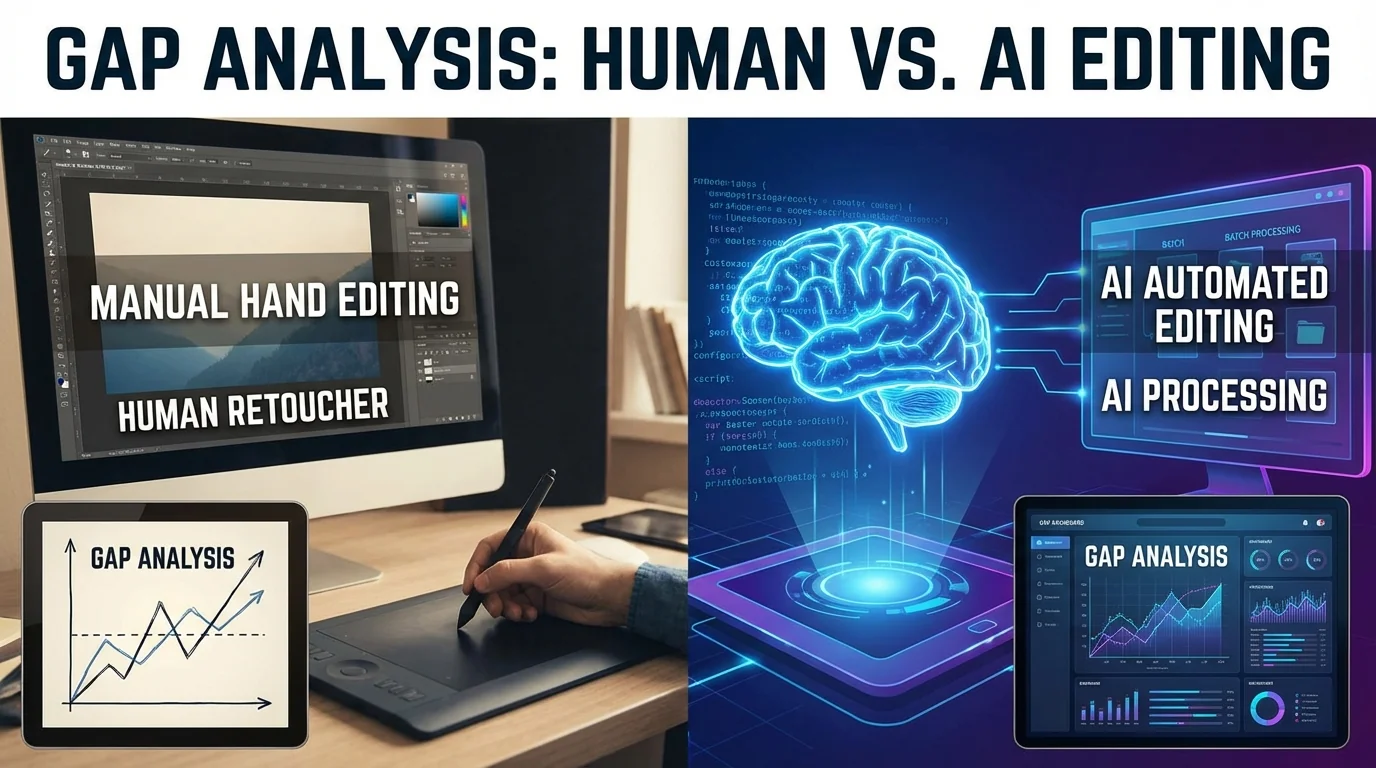 手工修图与AI修图的真实差距：哪些场景该用哪个 - FlowPix