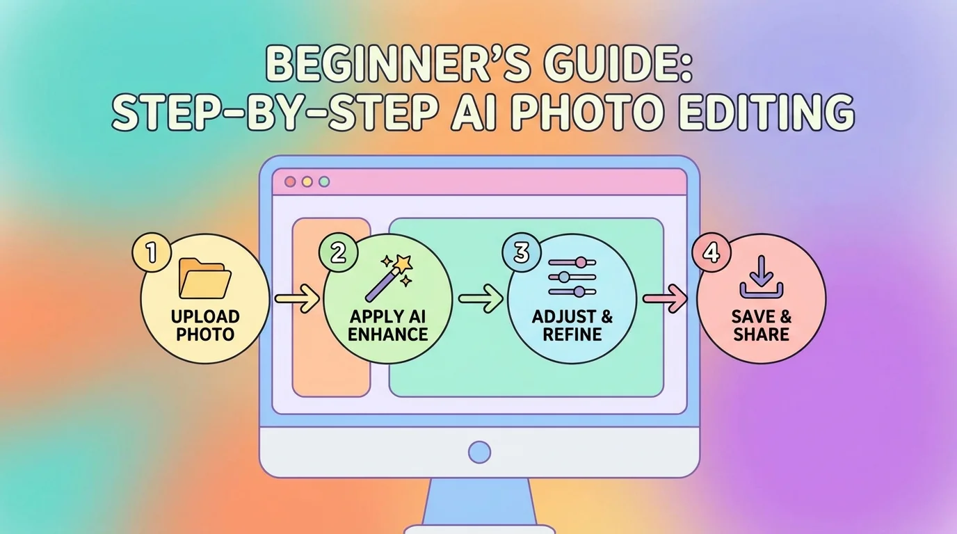 AI修图怎么修图？从打开软件到出片的每一步实操 - FlowPix