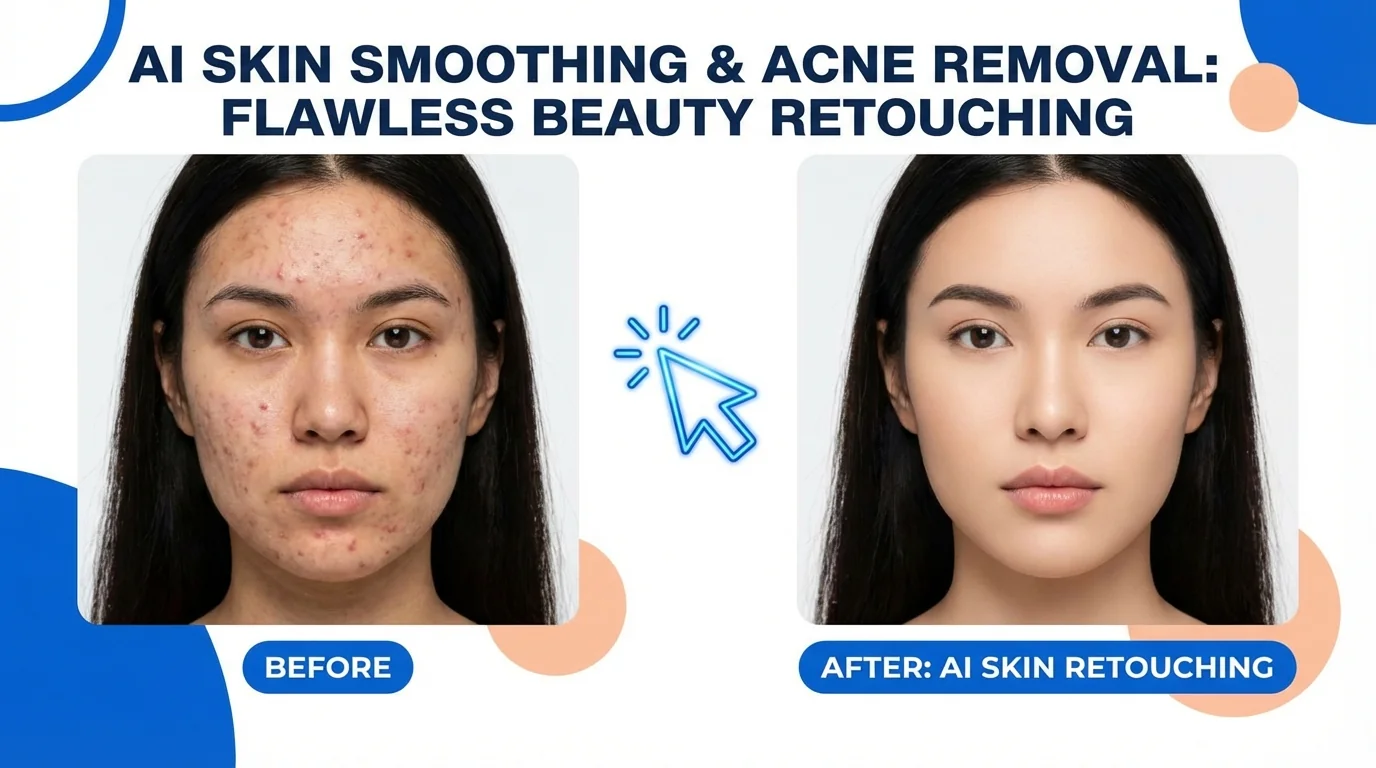 AI修图修皮肤全攻略：磨皮不假、祛痘不糊的正确参数