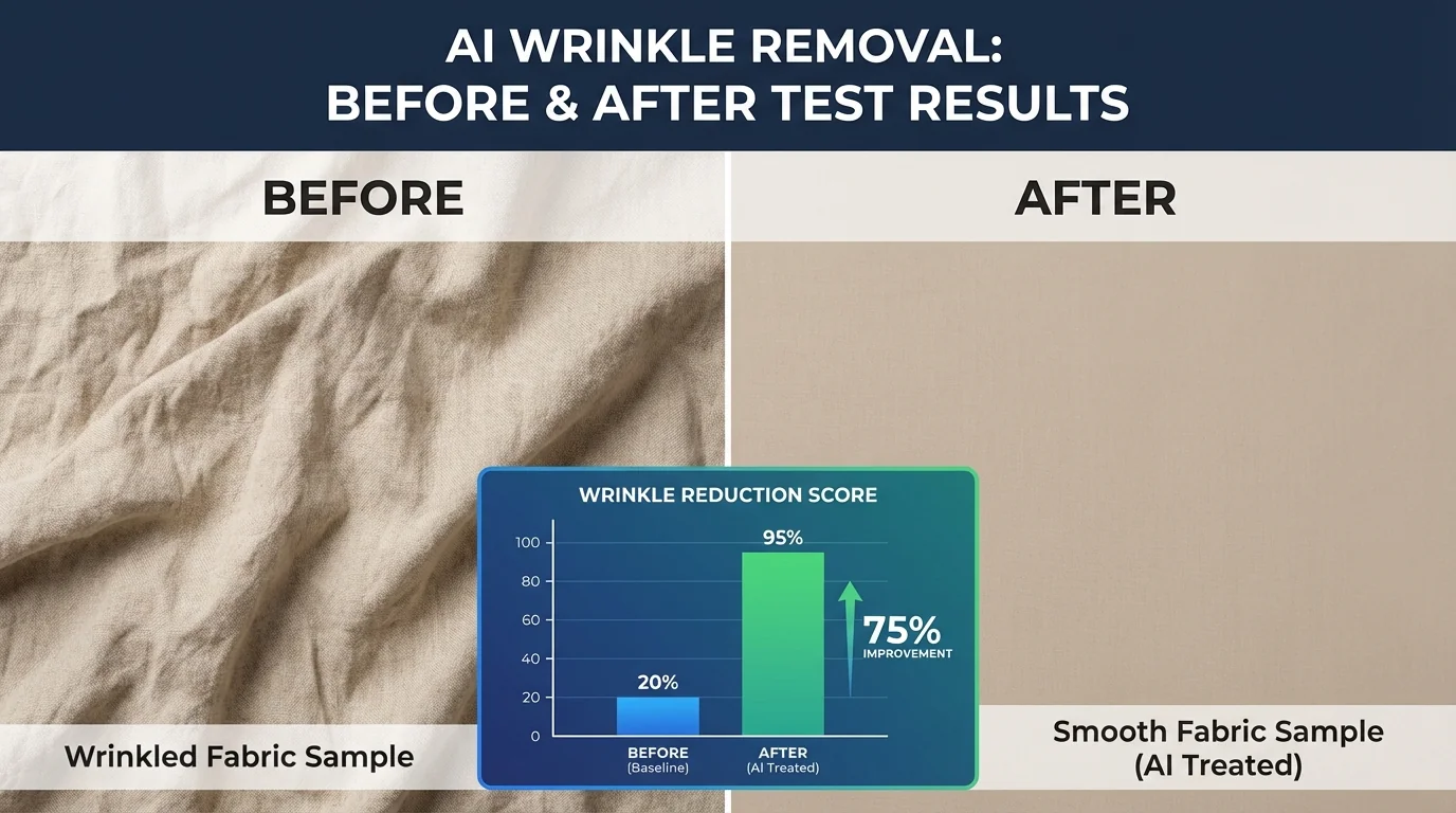 AI修图去褶皱效果有多好？实测对比图告诉你答案 - FlowPix