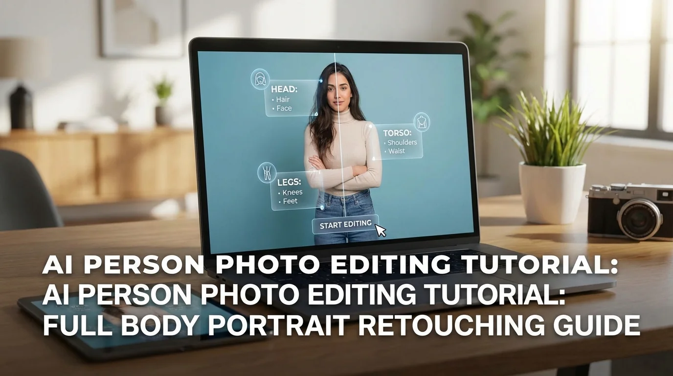 AI修图人物修图教程：从头到脚每个部位怎么修