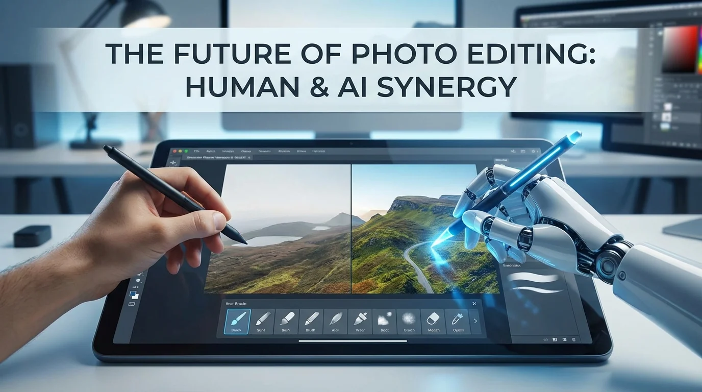 怎么用修图工具配合AI？传统修图+AI的高效组合 - FlowPix