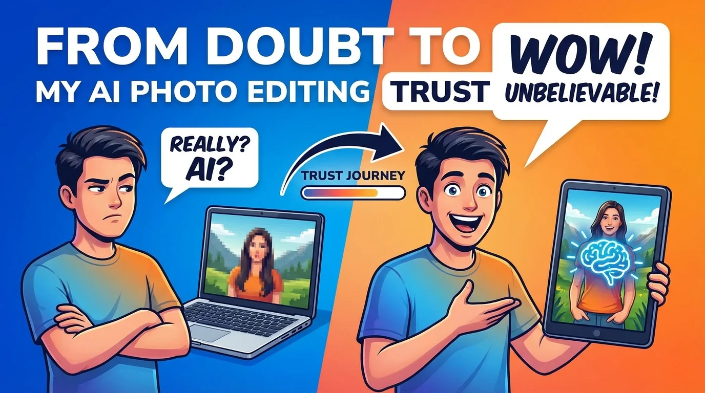 修图用AI到底靠谱吗？从怀疑到真香的完整经历