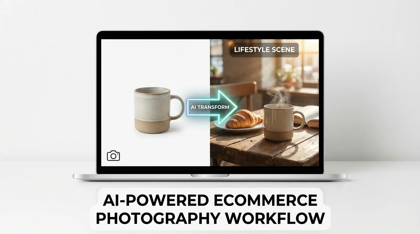 产品图AI修图完全指南：从白底到场景图的AI处理方案 - FlowPix