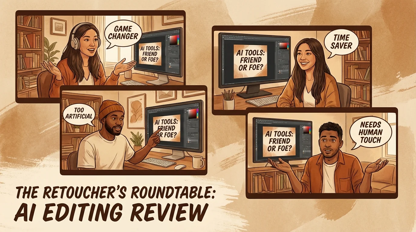 修图师怎么评价AI修图？十位从业者的真实看法 - FlowPix