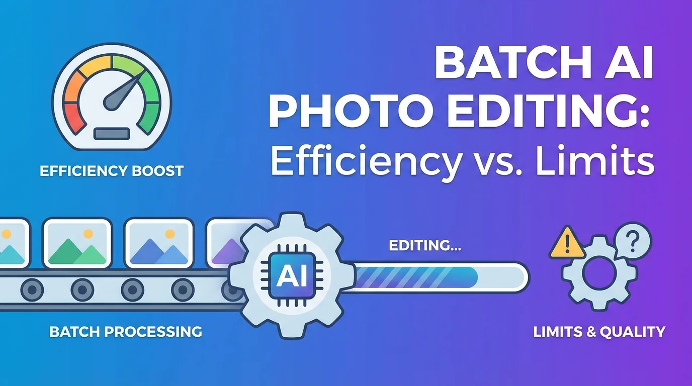 喔图AI修图能修多少张？批量修图效率和限制分析 - FlowPix