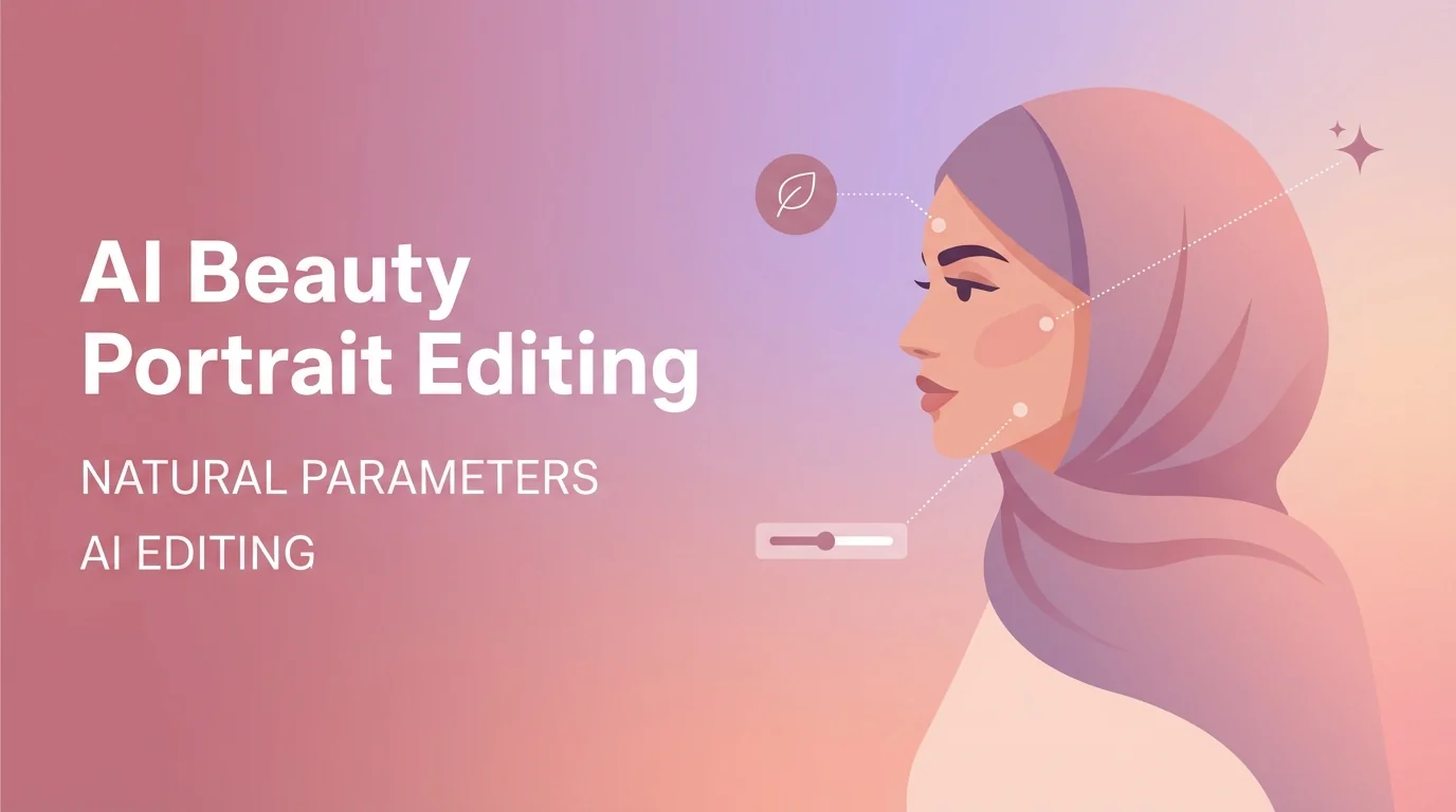 AI美女修图怎么修得自然不假？高级美颜参数详解 - FlowPix