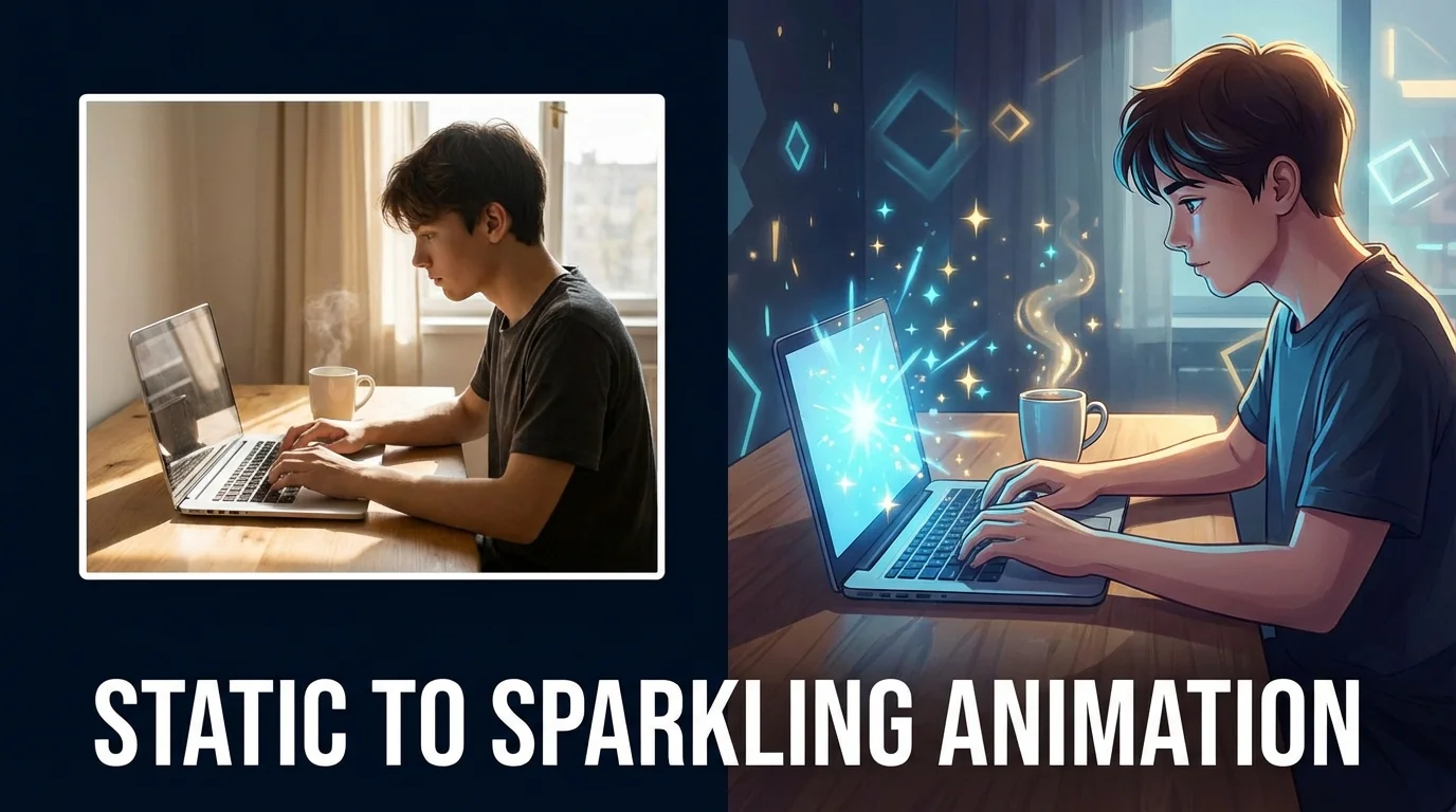 AI修图做动图：让静态照片变成吸睛GIF的完整方法 - FlowPix