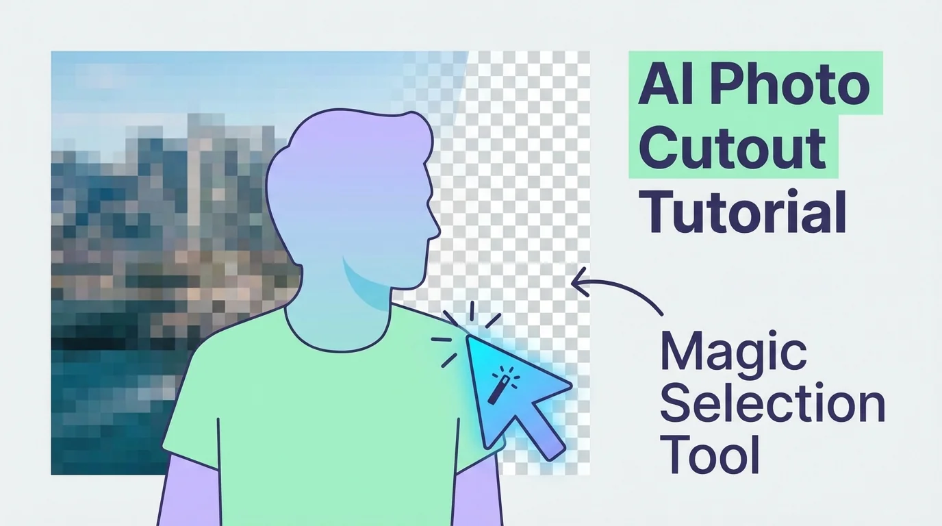 AI修图扣图教程：一键抠图告别手动描边 - FlowPix