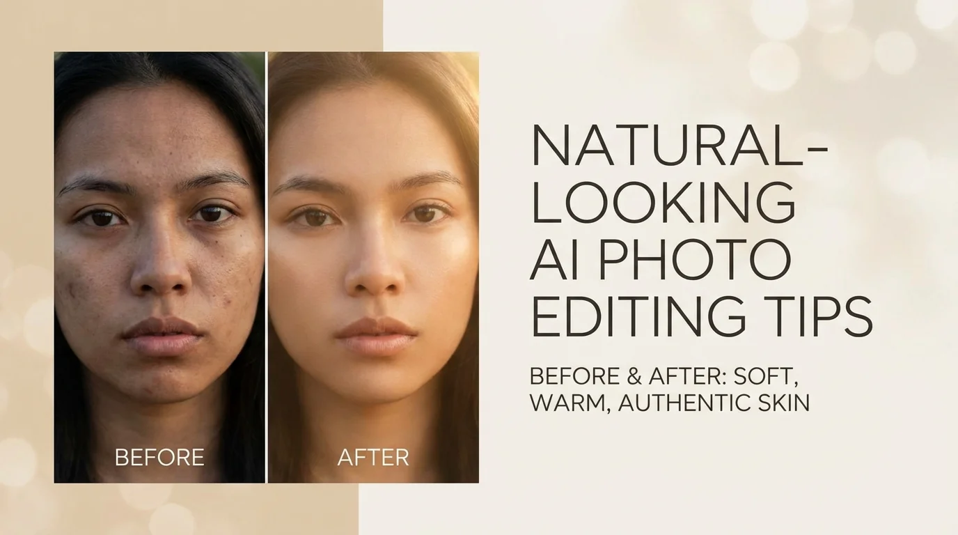 AI修图怎么修得自然？告别塑料感的核心参数和技巧 - FlowPix