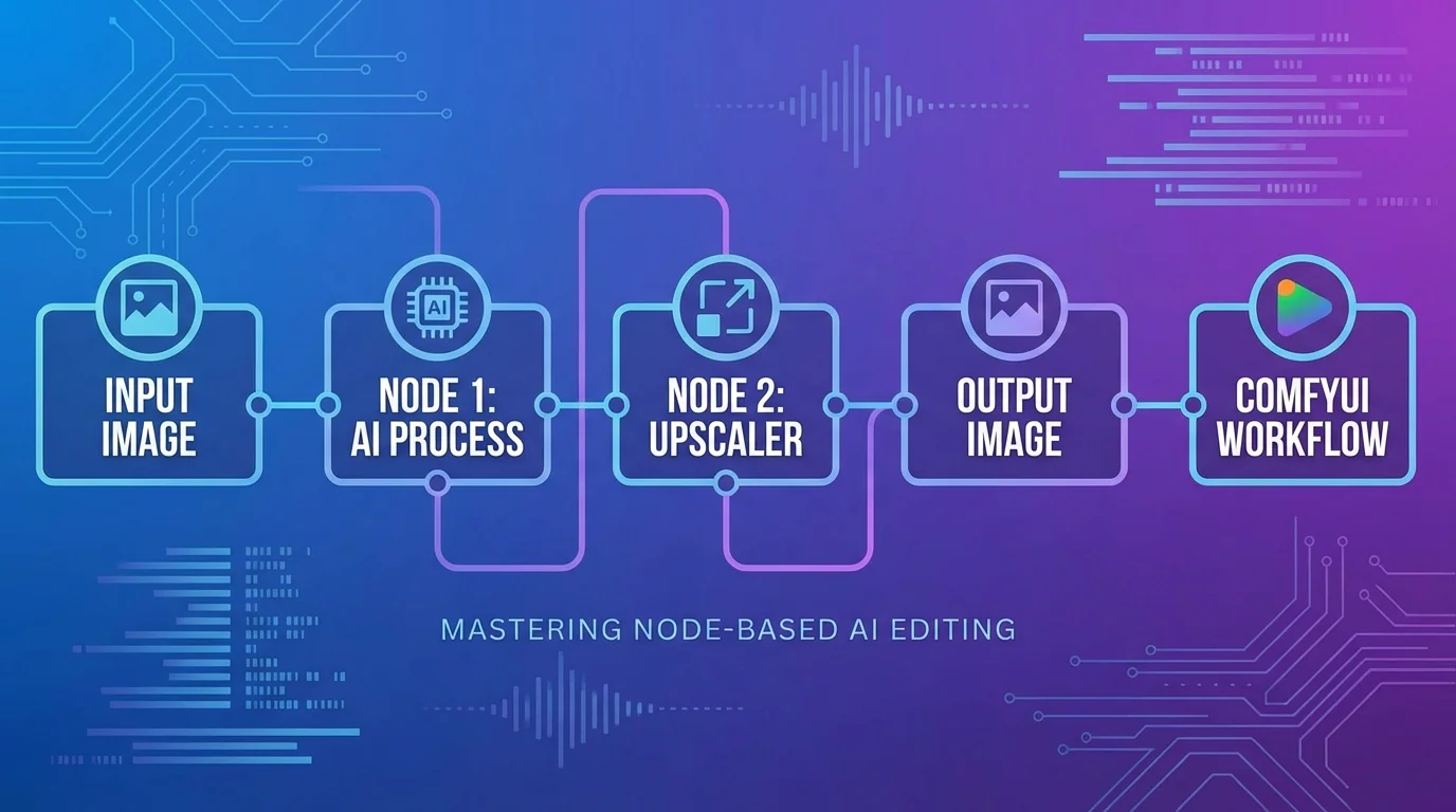 AI节点修图是什么？ComfyUI节点式修图入门 - FlowPix