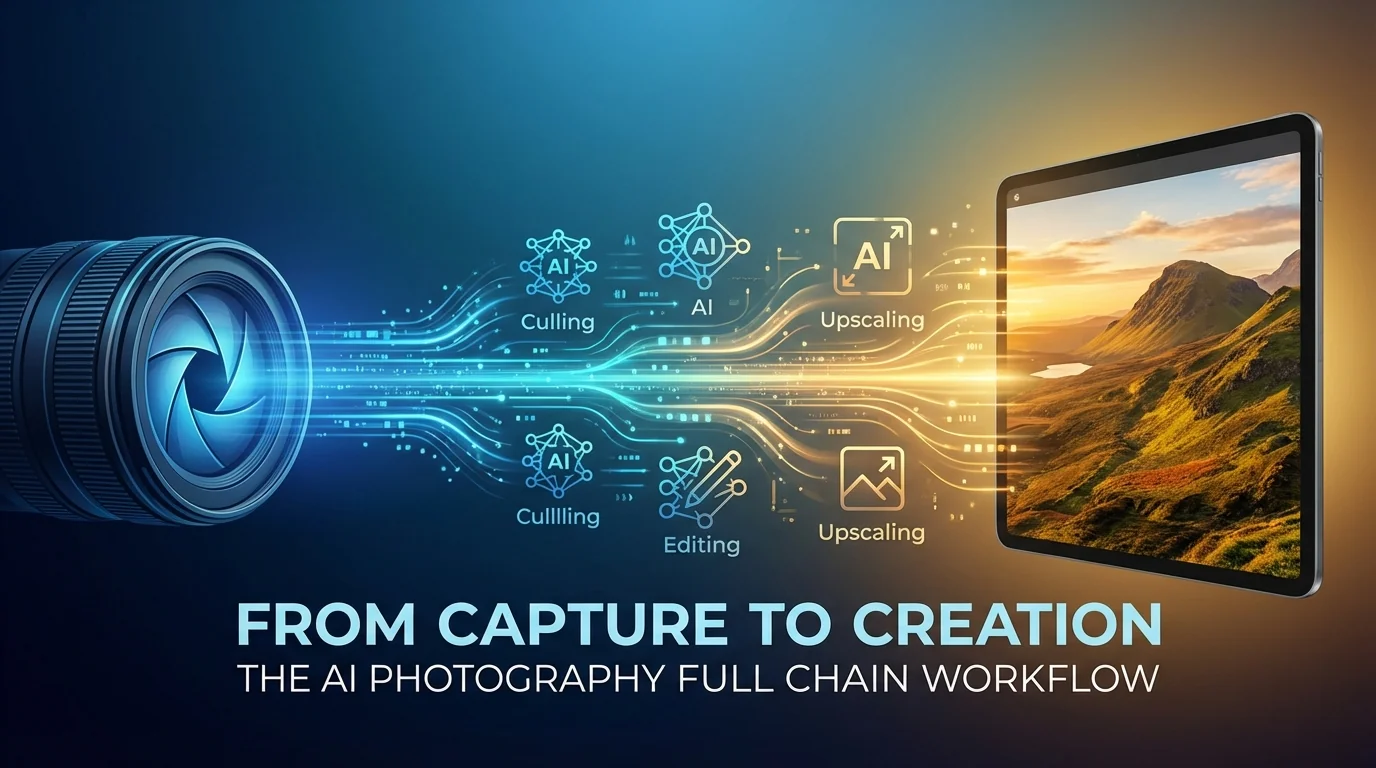 AI拍照修图一条龙：从按下快门到出片的全AI化方案 - FlowPix