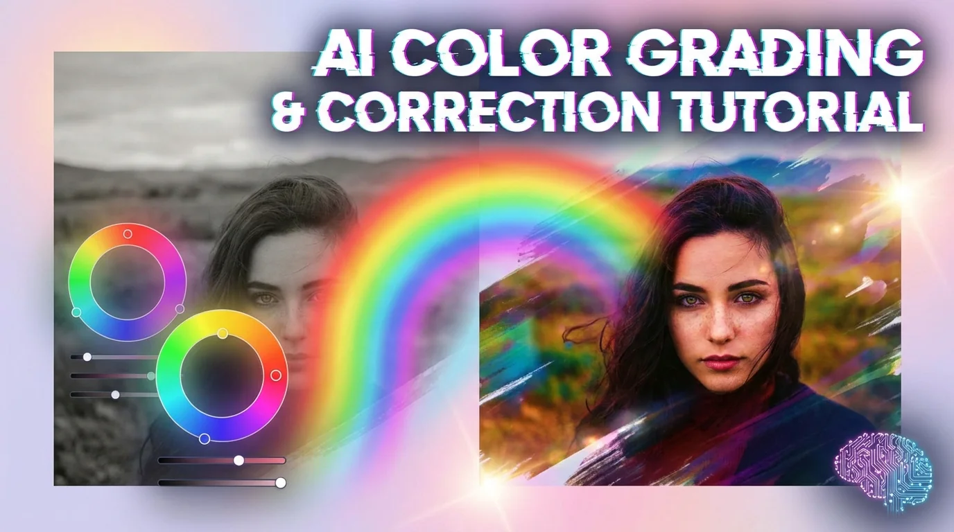 修图调色用AI一键搞定：色彩校正和风格调色完整教程 - FlowPix