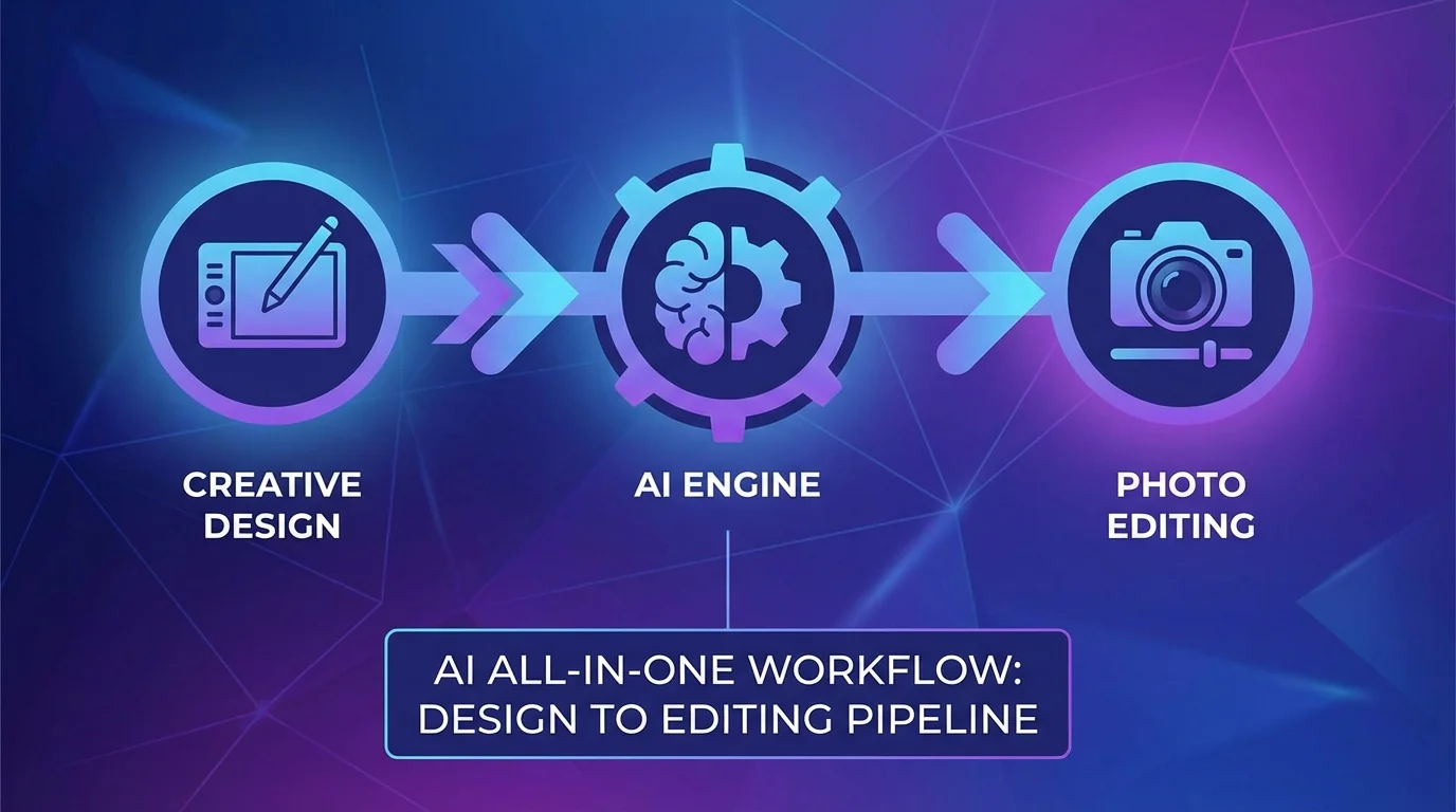 修图和做图用AI一站搞定：从零设计到精修的全流程 - FlowPix
