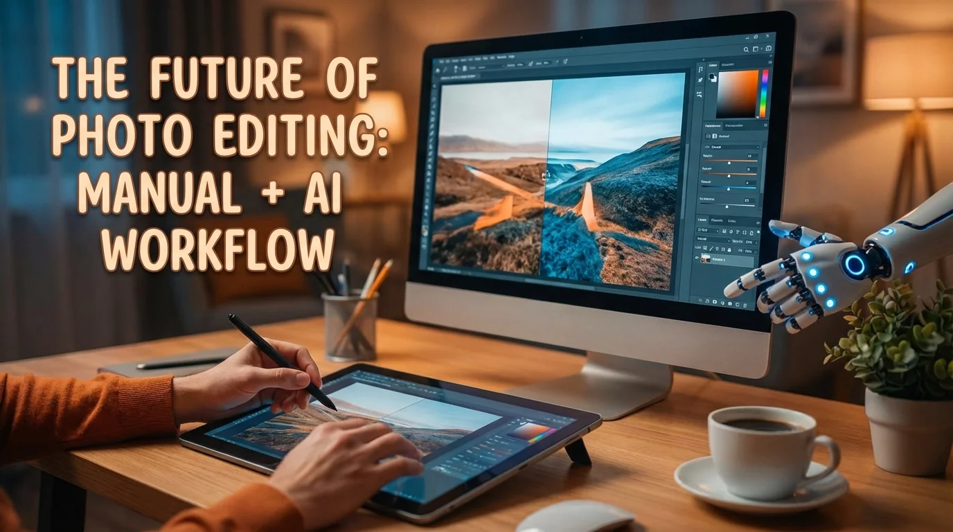 人工修图+AI修图组合打法：双重修图效果拉满 - FlowPix