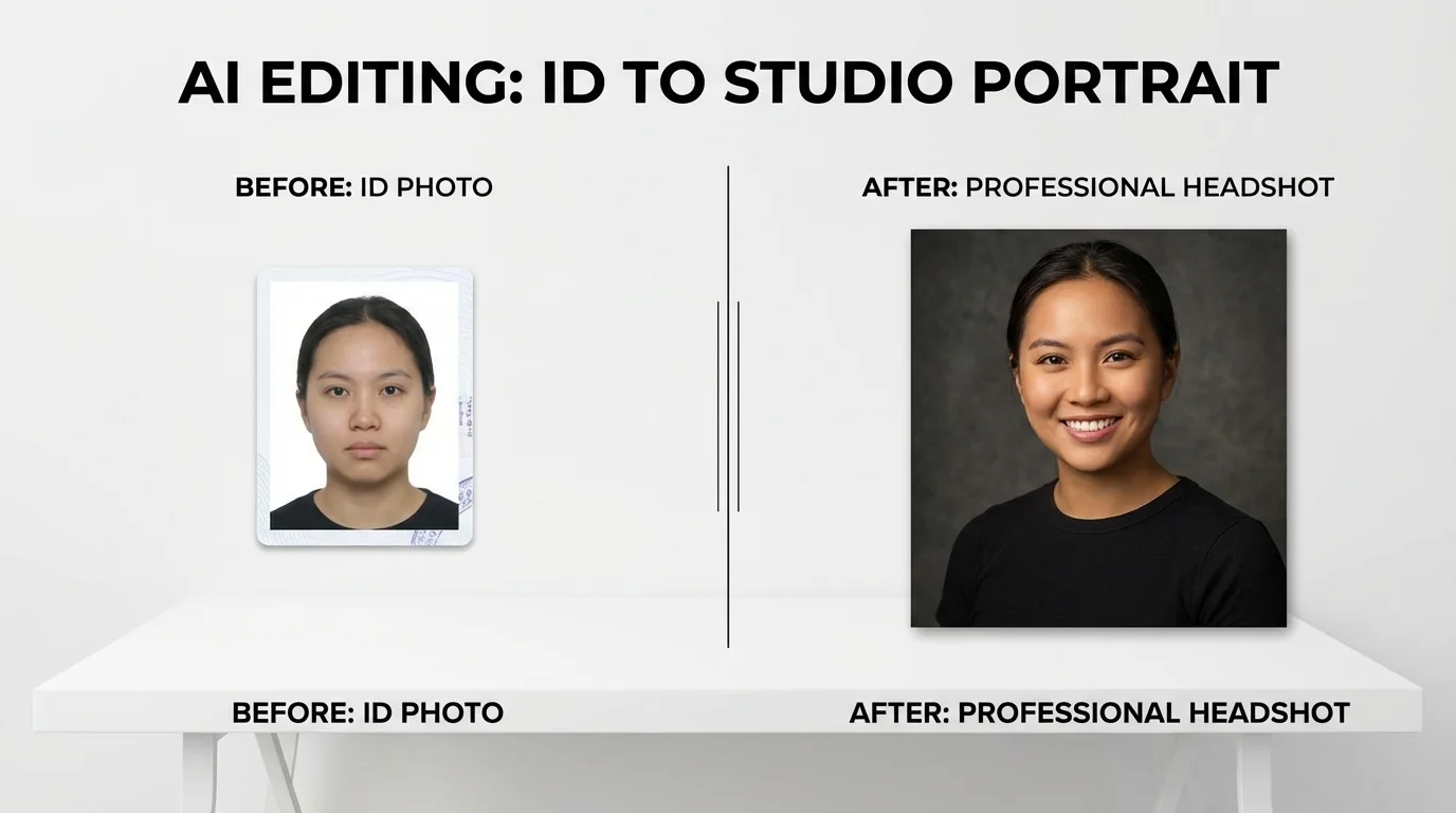 人物AI修图高级技巧：从证件照到写真的精修方案 - FlowPix